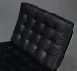 Preview: Knoll Barcelona Chair mit schwarzem Leder gebraucht Preview: Knoll Barcelona Chair mit schwarzem Leder gebraucht