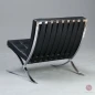 Preview: Knoll Barcelona Chair mit schwarzem Leder gebraucht Preview: Knoll Barcelona Chair mit schwarzem Leder gebraucht