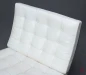 Preview: Knoll Barcelona Chair mit weißem Leder - gebraucht