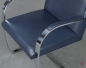 Preview: Knoll Brno Freischwinger Leder Blau gebraucht