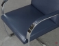 Preview: Knoll Brno Freischwinger Leder Blau gebraucht
