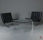 Preview: Knoll International Barcelona Table Couchtisch mit Glasplatte