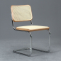 Preview: Thonet S32 V Freischwinger Dunkelbraun TP89