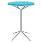 Preview: Schaffner PIX Stehtisch Gestell feuerverzinkt in türkis Freisteller