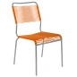 Preview: Schaffner Rigi Stuhl orange zweifarbig Gestell Grau– wetterfest, stapelbar & Swiss-Made Preview: Schaffner Rigi Stuhl orange zweifarbig Gestell Grau– wetterfest, stapelbar & Swiss-Made