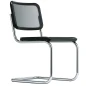 Preview: Thonet Stuhl S32 N mit Netzgewebe in Schwarz Preview: Thonet Stuhl S32 N mit Netzgewebe in Schwarz