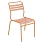 Preview: Schaffner Säntis Stuhl mit PVC Lättli in terracotta
