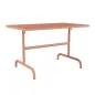 Preview: Schaffner Säntis rechteckig 117x70 einfarbig in terracotta