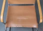 Preview: Tecta Triennale Freischwinger Sessel by Franco Albini mit beigem Leder gebraucht Preview: Tecta Triennale Freischwinger Sessel by Franco Albini mit beigem Leder gebraucht