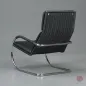 Preview: Tecta D35 Lounge Sessel mit schwarzem Leder und Gefelcht gebraucht
