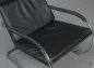 Preview: Tecta D35 Lounge Sessel mit schwarzem Leder und Gefelcht gebraucht