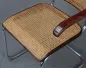 Preview: Thonet B64 Freischwinger um 1930 Bauhaus Stuhl Mahagoni mit Wiener Geflecht gebraucht