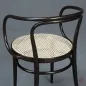 Preview: Thonet 209 Bugholz Stuhl Dunkelbraun mit Wiener Geflecht gebraucht