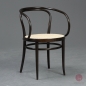Preview: Thonet 209 Bugholz Stuhl Dunkelbraun mit Wiener Geflecht gebraucht