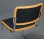 Preview: Thonet S23 P Freischwinger mit Stoff Polster Schwarz Preview: Thonet S23 P Freischwinger mit Stoff Polster Schwarz