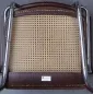 Preview: Thonet B64 Freischwinger um 1930 Bauhaus Stuhl Mahagoni mit Wiener Geflecht gebraucht