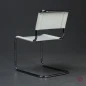 Preview: Thonet S33 Freischwinger Leder Weiß gebraucht Preview: Thonet S33 Freischwinger Leder Weiß gebraucht