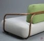 Preview: Thonet 2002 Design Sofa Couch mit Stoffbezug Grau Grün gebraucht