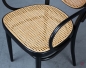 Preview: Thonet 215 RF Kaffeehaus Stuhl mit Armlehne Schwarz gebraucht