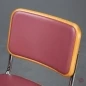 Preview: Thonet S32 P Freischwinger mit rotem Kunstleder Polster gebraucht Preview: Thonet S32 P Freischwinger mit rotem Kunstleder Polster gebraucht