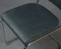 Preview: Thonet S32 PV Freischwinger Stoff Grün Grau mit Vollpolster gebraucht
