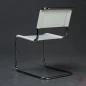 Preview: Thonet S33 Freischwinger Leder Weiß gebraucht Preview: Thonet S33 Freischwinger Leder Weiß gebraucht