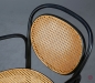 Preview: Thonet 215 RF Kaffeehaus Stuhl mit Armlehne Schwarz gebraucht