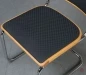 Preview: Thonet S23 P Freischwinger mit Stoff Polster Schwarz Preview: Thonet S23 P Freischwinger mit Stoff Polster Schwarz