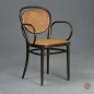 Preview: Thonet 215 RF Kaffeehaus Stuhl mit Armlehne Dunkelbraun gebraucht Preview: Thonet 215 RF Kaffeehaus Stuhl mit Armlehne Dunkelbraun gebraucht