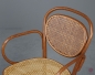 Preview: Thonet 215 RF Kaffeehaus Stuhl mit Armlehne Braun gebraucht