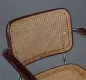 Preview: Thonet B64 Freischwinger um 1930 Bauhaus Stuhl Mahagoni mit Wiener Geflecht gebraucht