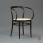 Preview: Thonet 209 Bugholz Stuhl Dunkelbraun mit Wiener Geflecht gebraucht