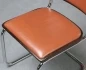 Preview: Thonet S32 P Freischwinger mit braunem Kunstleder Polster gebraucht Preview: Thonet S32 P Freischwinger mit braunem Kunstleder Polster gebraucht