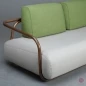 Preview: Thonet 2002 Design Sofa Couch mit Stoffbezug Grau Grün gebraucht