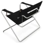 Preview: Tecta D4 faltbarer Sessel mit schwarzen Bauhaus Gurten von links hinten Preview: Tecta D4 faltbarer Sessel mit schwarzen Bauhaus Gurten von links hinten