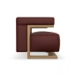 Preview: Tecta Dreisitzer Sofa F51-3 Bezug Leder oxidrot Gestell Eiche Seitenansicht Preview: Tecta Dreisitzer Sofa F51-3 Bezug Leder oxidrot Gestell Eiche Seitenansicht
