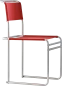 Preview: Tecta B40 Rot mit Chrom gestell Seitenansicht Preview: Tecta B40 Rot mit Chrom gestell Seitenansicht