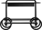Preview: Tecta M4RS Konsolenwagen Black Edition – Elegantes Bauhaus-Design