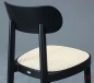 Preview: Thonet 118 Holzstuhl Schwarz mit Wiener Geflecht