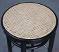 Preview: Thonet 204 RH Barhocker mit Geflecht in Schwarz gebraucht