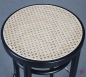 Preview: Thonet 204 RH Barhocker mit Geflecht in Schwarz gebraucht
