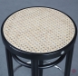 Preview: Thonet 204 RH Barhocker mit Geflecht in Schwarz gebraucht