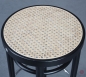 Preview: Thonet 204 RH Barhocker mit Geflecht in Schwarz gebraucht