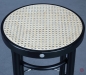 Preview: Thonet 204 RH Barhocker mit Geflecht in Schwarz gebraucht