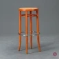 Preview: Thonet 204 RH Barhocker mit Geflecht Orange, gebraucht Preview: Thonet 204 RH Barhocker mit Geflecht Orange, gebraucht