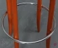 Preview: Thonet 204 RH Barhocker mit Geflecht Orange, gebraucht Preview: Thonet 204 RH Barhocker mit Geflecht Orange, gebraucht