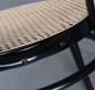 Preview: Thonet 209 Bugholzstuhl Schwarz mit Wiener Geflecht 1978 restauriert gebraucht