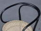 Preview: Thonet 209 Bugholzstuhl Schwarz mit Wiener Geflecht 1978 restauriert gebraucht
