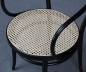 Preview: Thonet 209 Bugholzstuhl Schwarz mit Wiener Geflecht 1978 restauriert gebraucht