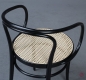 Preview: Thonet 209 Bugholzstuhl Schwarz mit Wiener Geflecht 1978 restauriert gebraucht